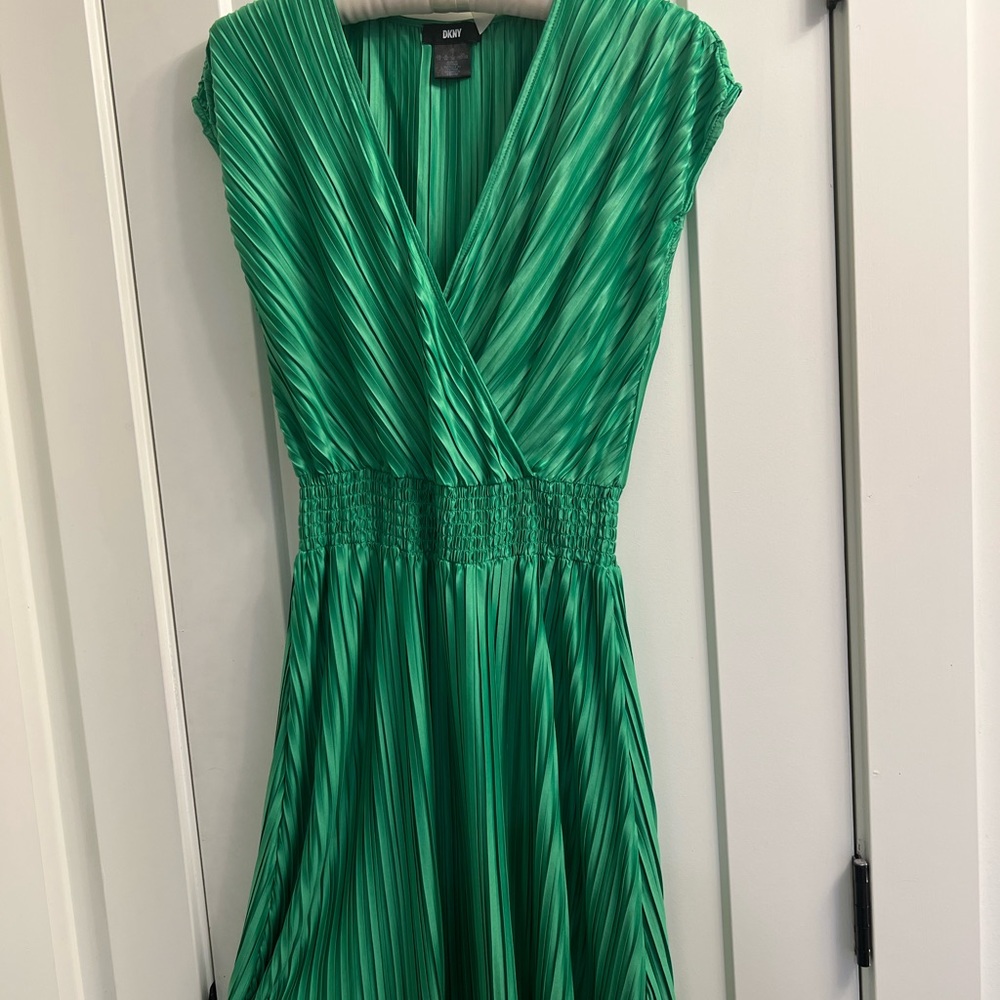 DKNY Emerald Green Cocktail Dress Size 14